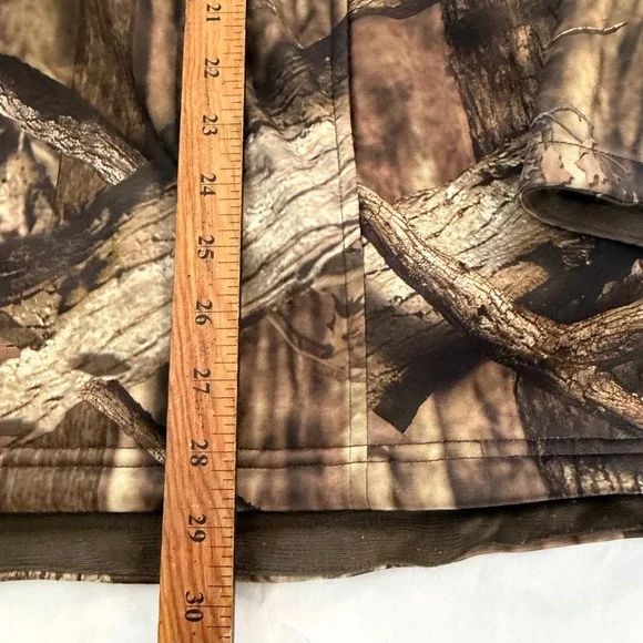 Field & Stream Realtree Camo Softshell Jacket Mens L Zip Hydro No Scent Hunting